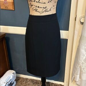 Ann Taylor Classic Black Pencil Skirt